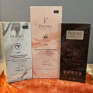 Prédiré Paris Skincare Moisturizer Set - Black, Cream, Pink